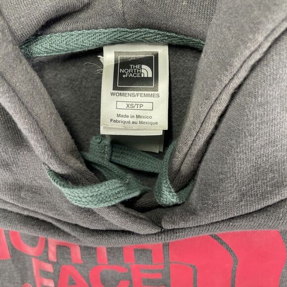 The North Face Half Dome Gray/Pink Womens Hoodie Sweatshirt Size XS - Picture 3 of 6